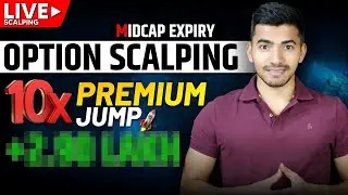 Live Option Scalping: 10x Premium Jump
