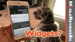 What's the deal with iOS 10's widget area?