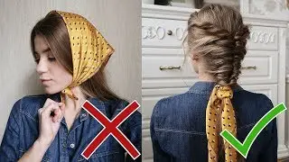 5 КРАСИВЫХ ПРИЧЕСОК С ШЕЛКОВЫМ ПЛАТКОМ | Блоги на 1+1