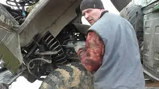 GUR GAZ 66, steering rod replacement, valve spool replacement, GUR GAZ 66, replacing the spool