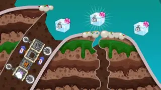 Bad Piggies - GET LOOT CRATE IN TUSK TILL DAWN LEVEL WITH ROBOT PIG! CAKE RACE CHALLENGE!