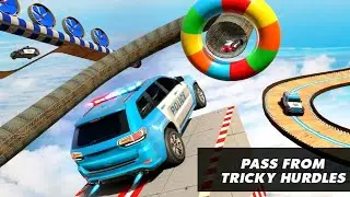 Police Prado Car Stunt Racing - Ramp Car Stunts 3D 2020 #1 - Real Car Racing 