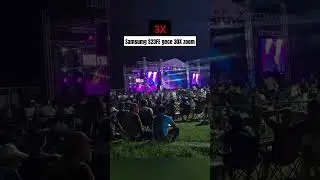 Samsumg S23 FE Gece 30x ZOOM.  0.6X ZOOM vs 30X ZOOM. Manuş Baba konserinden