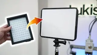 DIY budget 3D printed Keylight using the BambuLab LED Lightboard