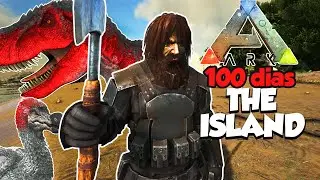 SOBREVIVI 100 DIAS no THE ISLAND em ARK SURVIVAL EVOLVED!