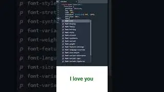 "I Love You" animation to propose as developer 🤩👨‍💻