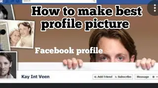 How to make a best profile picture in one click| best facebook picture|dp maker| by Tech Learner