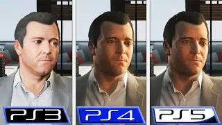 GTA 5 - Graphics Comparison (PS3 vs PS4 vs PS5)