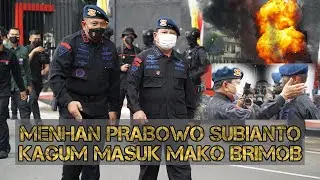 MENHAN PRABOWO KAGUM MASUK MAKO PASUKAN ELIT POLRI (BRIMOB)