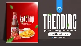 How To Make Poster Graphic Design On Android | Food Poster | Banner Design In Mobile