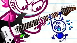 "The Head Bang Theory" | Pencilmation Cartoons!