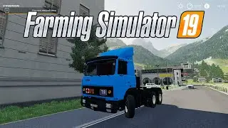 МОД на ТЯГАЧ MAZ 6422 EARLY для Farming Simulator 2019