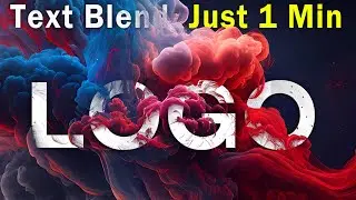 How To Blend Any Text With The Background In Photoshop || Amazing! Photoshop Tips & Tricks