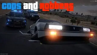 Is That a Flying Car? in GTA V Cops and Robbers | Ep# 14