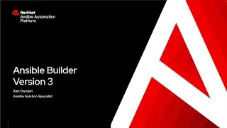 Ansible Builder Version 3