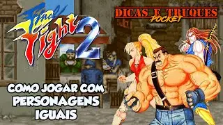 #RockySilva Como jogar com personagens iguais - Final Fight 2 (SNES)