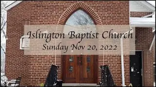 Sermon Isaiah 37 Sunday Nov 20, 2022 IBC