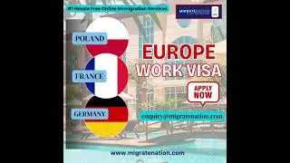 Poland Work Visa | France Work Visa | Germany Work Visa #europejobs #workpermit #shortsfeed