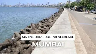 Marine Drive Mumbai Vlog 3 | Best Place In Mumbai | Queens Necklace | Mahirah Vlogs @Indianzaiqa