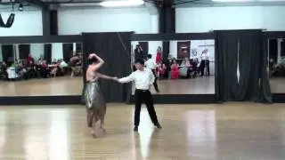 Brian & Allyson Dancing Interpretive Rumba - 