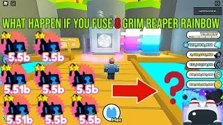 What happens if you fuse 8 grim reaper rainbow pet simulator x Aliens. Star Surfer Legendary Rainbow