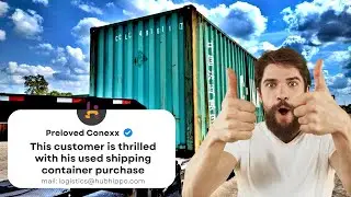 This customer is thrilled with his used shipping container | Testimonial