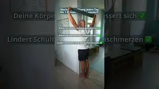 Mache diese Übung 1min täglich und dein Körper wird sich verändern #shorts