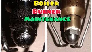 Boiler burner maintenance 