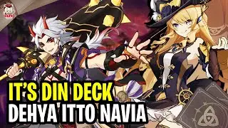 DIN Deck But Navia Instead of Noelle | Genshin TCG