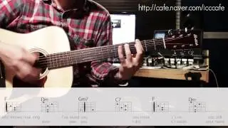 [통기타 클리닉] Beatles - I will 기타 동영상 강좌/강의