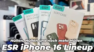 Neues ESR iPhone 16 Hüllen Lineup - Hüllen mit versteckten Funktionen