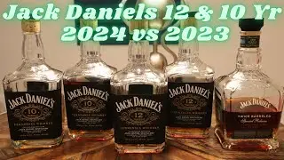 Jack Daniels 12 Year and 10 Year Bourbon Blind Flight. Is the 2024 Release Better than the 2023?