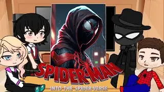 Spider-man Spider-Verse React To Miles Morales | Gacha react