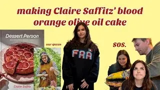 amateur baker attempts to bake the Dessert Person Olive Oil Upside Down Cake 🍊
