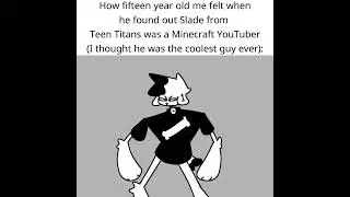 Slade from Teen Titans is a Minecraft YouTuber