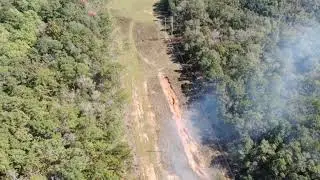 Mavic Pro 2 Zoom, Fire at Culpepper Park service trail p1