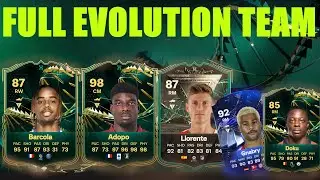 I used a FULL EVO TEAM in EAFC…