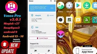 Vmos Pro 3.0.1 Snap 8Gen3 Android 9 Magisk Fix vip Rom included Gservice