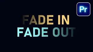 How to Add FADE-IN & FADE-OUT Effects to Text in Premiere Pro