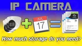 camera storage calculator #DAHUA #HIKVISION #UNIVIEW