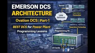 Emerson DCS Architecture | Ovation DCS | Part-1 | Best DCS for Power plant | Programming lessons