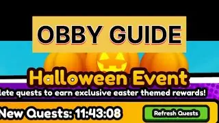 Halloween Update Obby Guide (Race Clicker) [Roblox]