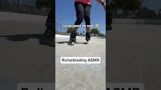ROLLERBLADING ASMR 🔥😱 #rollerblading #asmr #shorts