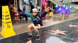 WET FLOOR CHALLENGE! *HOLLYWOOD*