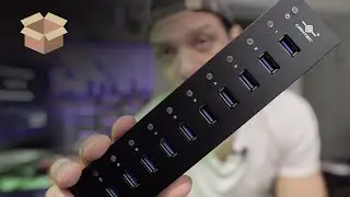 4K Unboxing Vantec 10 Port USB 3 0 Hub