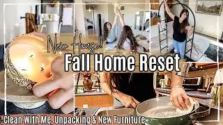 NEW HOUSE COZY FALL ORGANIZE & CLEAN WITH ME 2025 :: Relaxing Home Reset & Getting Settled