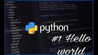 Python Programming Tutorial - 3 - First Program Hello World