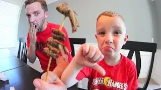 FATHER & SON EAT BUGS!