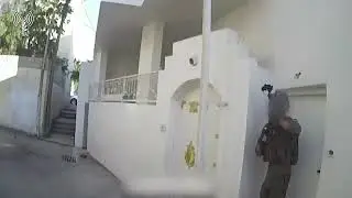 IDF special forces body cam feed in Jenin