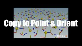 Houdini Copy to points  & Orient
